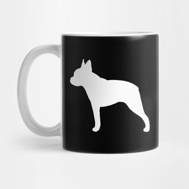 Boston Terrier Silhouette by Coffee Squirrel